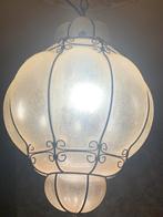 Venetiaanse grote glasgeblazen hanglamp, Ophalen, Zo goed als nieuw, Glas, Minder dan 50 cm