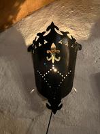 Wandlamp met Franse lelie, Ophalen of Verzenden, Gebruikt, Metaal