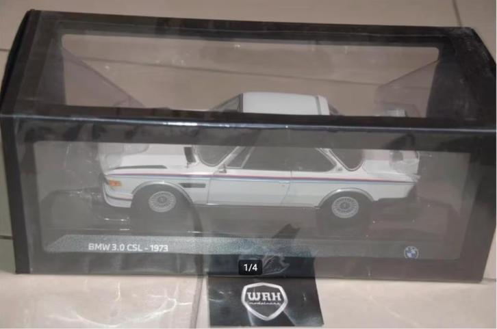 1:18 BMW 3.0 CSL batmobile white Minichamps open WRH, Hobby en Vrije tijd, Modelauto's | 1:18, Nieuw, Auto, MiniChamps, Ophalen of Verzenden