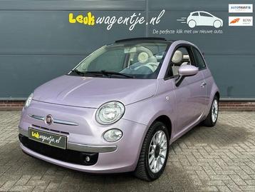 Fiat 500 C 1.2 Lounge Cabrio *purple metallic *in topstaat beschikbaar voor biedingen