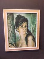 1891 Prent Afbeelding Tina van Lynch vintage kader lijst  70, Verzenden, Minder dan 50 cm, Foto of Poster, Minder dan 50 cm