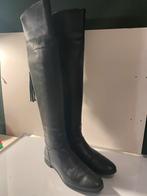 Linea Zeta Over Knee Boots Black Genuine Leather boots EU 37, Hoge laarzen, Zwart, Ophalen of Verzenden, Zo goed als nieuw