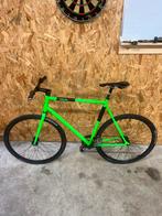 Fixie Custom Fixed Gear Fiets, Fietsen en Brommers, Fietsen | Racefietsen, Minder dan 10 versnellingen, Staal, Zo goed als nieuw