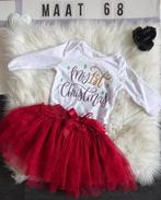 Kerst setje maat 68 rok+romper +haarband, Kinderen en Baby's, Babykleding | Maat 68, Ophalen of Verzenden, Zo goed als nieuw, Meisje