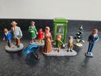 Lemax figuren 6 delige retired set met kleine defecten, Ophalen of Verzenden, Zo goed als nieuw