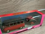 Schuco Junior Line VW Bus met Aanhanger, Overige merken, 1:50 of kleiner, Auto, Ophalen of Verzenden