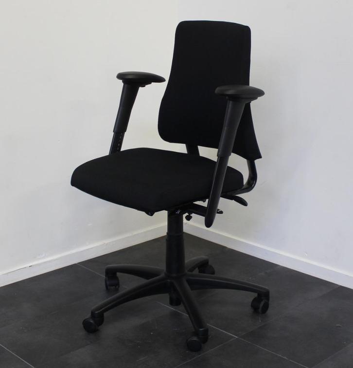 BMA Axia Bureaustoel, Hoge Rug, 4D-Pads, Nieuwe Stof, Huis en Inrichting, Bureaustoelen, Gebruikt, Bureaustoel, Zwart, Ergonomisch