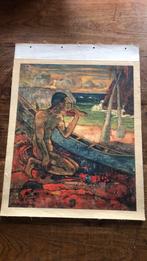 Oude druk op doek, Ophalen of Verzenden, Aardrijkskunde