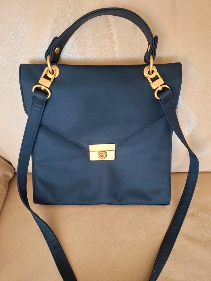 Abro Schoudertas Donkerblauw - Nieuwstaat!, Sieraden, Tassen en Uiterlijk, Tassen | Damestassen, Nieuw, Schoudertasje, Blauw, Ophalen of Verzenden