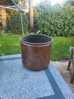 Koperen Ketel / Plantenbak - Vintage, Tuin en Terras, Gebruikt, Rond, Tuin, Minder dan 40 cm