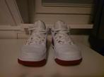 Nike air Jordan Aura 5 wit rood maat 44,5, Ophalen of Verzenden, Zo goed als nieuw, Schoenen