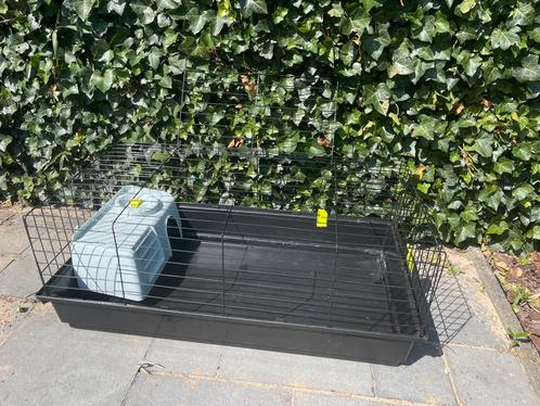 Konijnen/knaagdieren hok 100x55cm, Dieren en Toebehoren, Knaagdieren en Konijnen | Hokken en Kooien, Gebruikt, Hok, 90 cm of meer