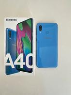 Samsung Galaxy A40, Telecommunicatie, Mobiele telefoons | Samsung, Blauw, Ophalen of Verzenden, Zo goed als nieuw, 64 GB