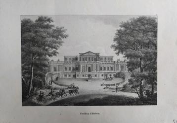 1 / Pavillon d' Haarlem Originele litho uit 1825 beschikbaar voor biedingen