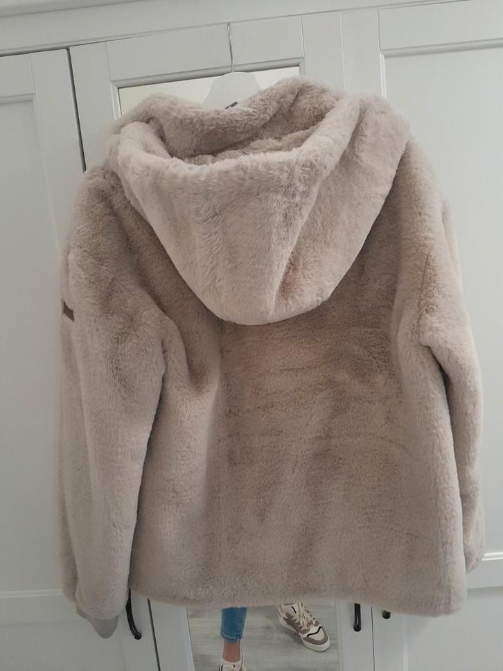 Mooie Moscow bontjas XL beige, Kleding | Dames, Jassen | Zomer, Zo goed als nieuw, Maat 46/48 (XL) of groter, Beige, Ophalen of Verzenden
