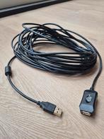 Ubs verkeng kabel met versterker 10 meter 2 x, Ophalen of Verzenden, Gebruikt