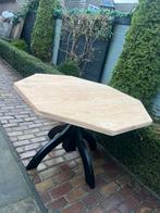 Eettafel 8 hoekig, Ophalen, 100 tot 150 cm, Rond, Zo goed als nieuw