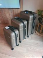nieuwe Hardcase kofferset 3 delig, Wieltjes, Hard kunststof, Nieuw, Ophalen of Verzenden