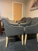 Set van 6 stoelen, Huis en Inrichting, Ophalen, Gebruikt, Zwart, Stof