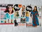 Knip Mode maart 2014, mei 2018, april 2019 met patroonbladen, Hobby en Vrije tijd, Kledingpatronen, Ophalen of Verzenden, Vrouw