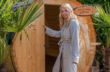 Sauna Barrel super stunt helemaal compleet op voorraad beschikbaar voor biedingen