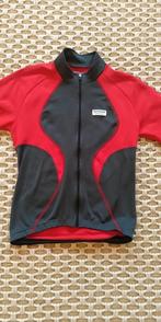 Shimano fietsjack, rood blauw, deelbare rits, M /S, Shimano, Ophalen of Verzenden, Zo goed als nieuw, Hardlopen of Fietsen