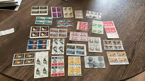 #196 Kleine verzameling blokjes van  4 USA, Postzegels en Munten, Postzegels | Amerika, Noord-Amerika, Ophalen of Verzenden