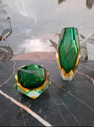 Vintage Murano Sommerso glas set – Mandruzzato stijl  beschikbaar voor biedingen