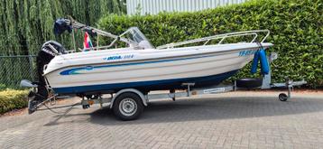 Bella 510 R Mercury F50 injectie Pega kanteltrailer €9.450,- beschikbaar voor biedingen