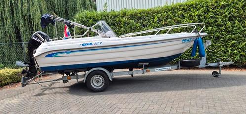 Bella 510 R Mercury F50 injectie Pega kanteltrailer €8975,-, Watersport en Boten, Vis- en Consoleboten, Zo goed als nieuw, 50 tot 70 pk