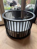 Bopita ronde babybox - zwart, Kinderen en Baby's, Boxen, Ophalen, Gebruikt, Rond