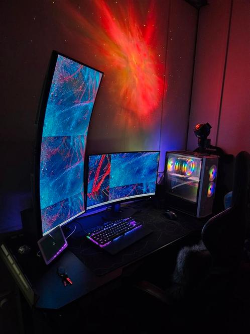 Gaming setup, Computers en Software, Desktop Pc's, Zo goed als nieuw, 4 Ghz of meer, Gaming, Ophalen
