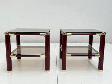 2 italian 1980’s design tables beschikbaar voor biedingen