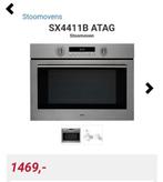Atag SX4411B – De Stoomoven voor de Echte Thuiskok, Witgoed en Apparatuur, Ovens, 45 tot 60 cm, Oven, Ophalen of Verzenden, Zo goed als nieuw