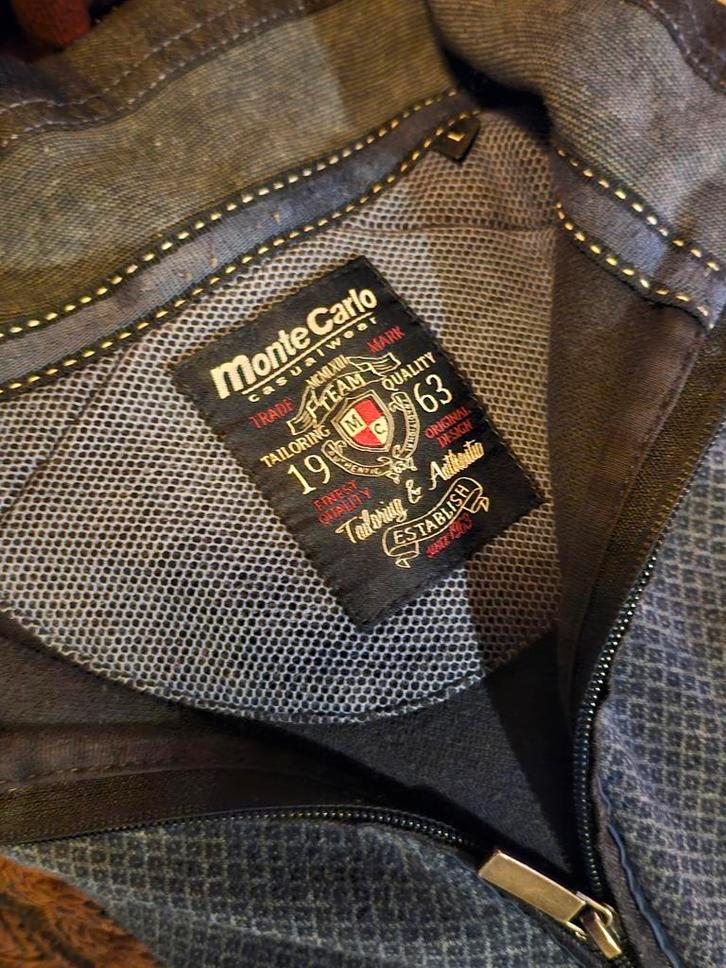 Monte Carlo Heren Trui large, Kleding | Heren, Truien en Vesten, Zo goed als nieuw, Maat 52/54 (L), Blauw, Ophalen of Verzenden