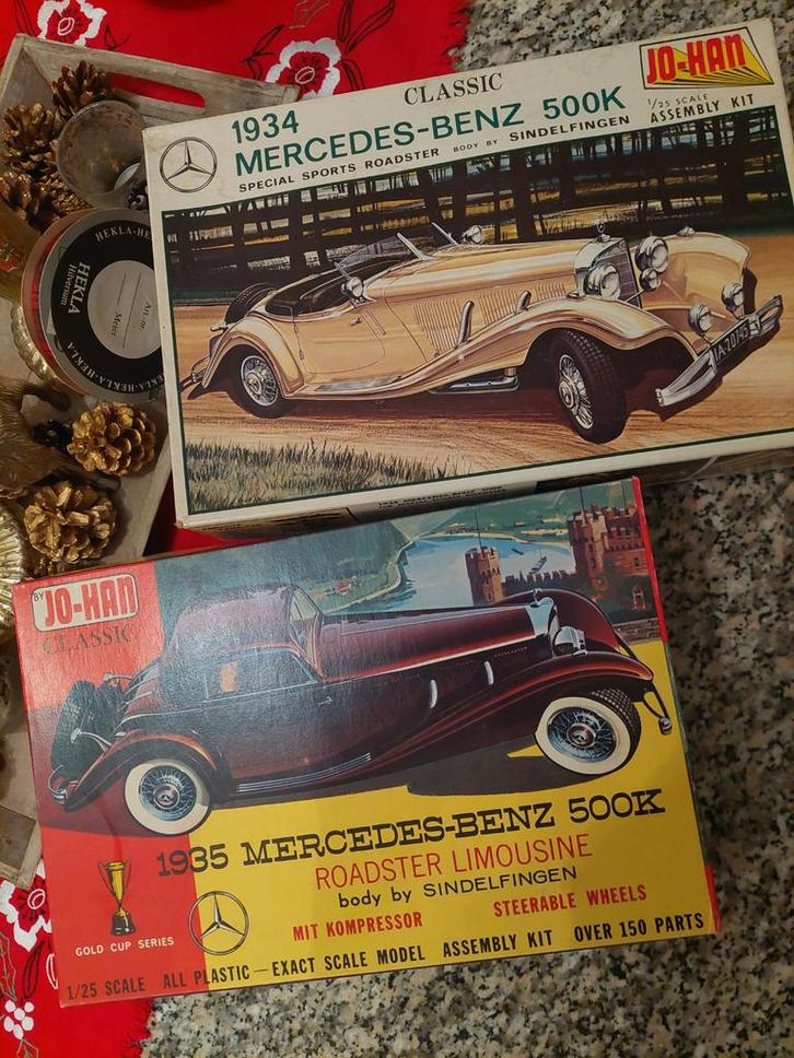 JO-HAN CLASSIC: MERCEDES-BENZ 500 LIMOUSINE & 500K SPECIAL, Hobby en Vrije tijd, Modelbouw | Auto's en Voertuigen, Zo goed als nieuw