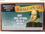 Magnetic Poetry kit Shakespeare - ZGAN, Europa overig, Ophalen of Verzenden, Zo goed als nieuw, William Shakespeare