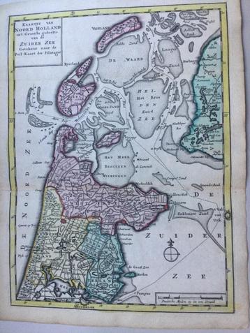 N. Holland, Zuiderzee, Waddeneilanden, - van Krevelt , 1768 beschikbaar voor biedingen