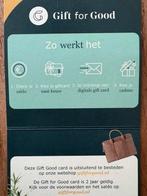€50 cadeaubon Gift for Good, Eén persoon, Cadeaubon