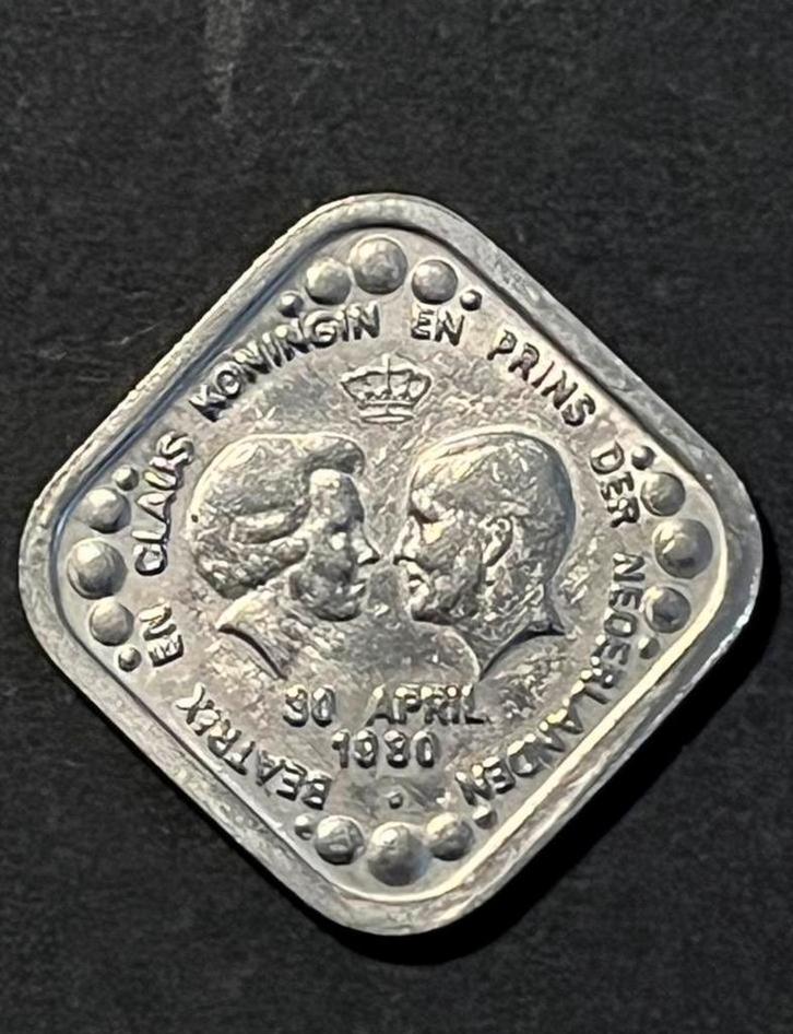 5 cent Beatrix en Claus uit 1980., Postzegels en Munten, Munten | Nederland, Koningin Beatrix, Ophalen of Verzenden