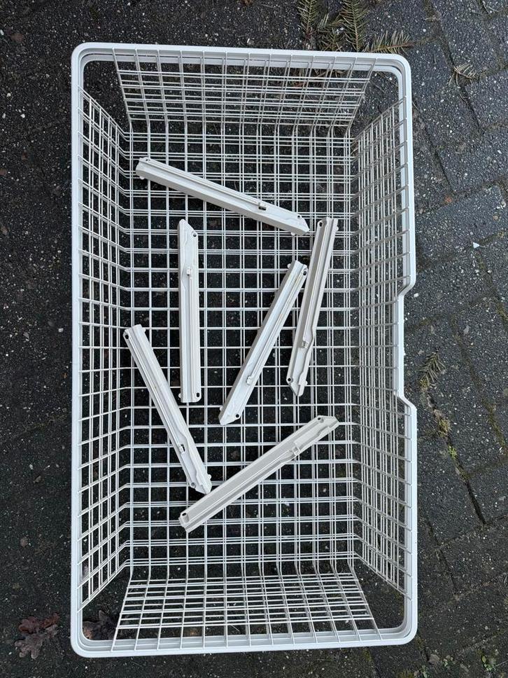 Ikea pax kast Witte Draadmand met Onderdelen, Huis en Inrichting, Kasten | Kledingkasten, Zo goed als nieuw, Minder dan 100 cm