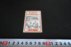 sticker CALVÉ borrelnootjes Jofel nootje strip Rood, Ophalen, Zo goed als nieuw