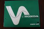 Honda XL250K3 1976 motorcycle parts list XL 250 K3, Motoren, Ophalen of Verzenden, Honda