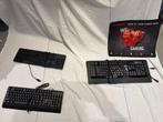 Drie toetsenborden te koop — QWERTY + USB-A aansluiting, Multimediatoetsen, Ophalen of Verzenden, Zo goed als nieuw, Omen, Dell, Trust
