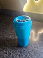Tupperware blauwe koffie to go beker, Ophalen, Zo goed als nieuw, Blauw, Beker of Kan