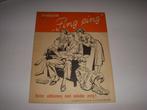 Leuke jaren 50 folder Operatie ' Ping Ping ' huishoudboekje, Boeken, Gelezen, Folder, Ophalen of Verzenden, Huishoudboekje  G.B.I