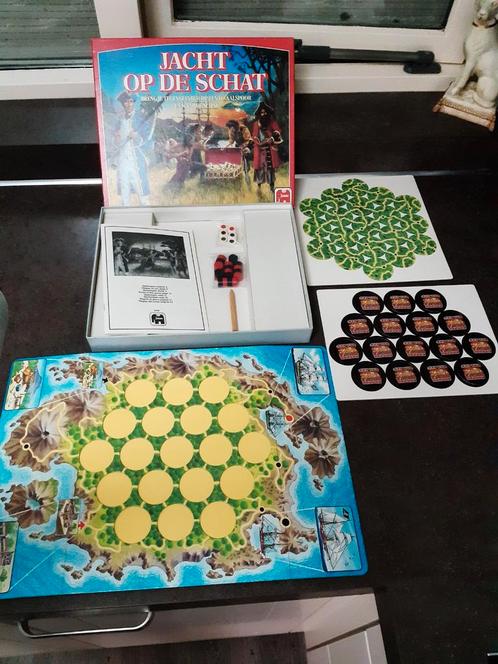 Jacht op de schat nieuw 1989, Hobby en Vrije tijd, Gezelschapsspellen | Bordspellen, Nieuw, Ophalen of Verzenden