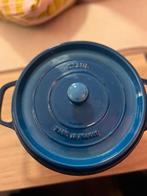 Staub Gietijzeren Braadpan - Blauw, Huis en Inrichting, Gebruikt, Ophalen of Verzenden, Koekenpan of Braadpan, Gietijzer