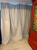 Gordijn Ecru ( beige)  verduisterend, Huis en Inrichting, Stoffering | Gordijnen en Lamellen, 150 tot 200 cm, Modern stoer, Beige