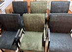 6 stijlvolle De Bommel leren  stoelen, Ophalen of Verzenden, Zo goed als nieuw, Vijf, Zes of meer stoelen